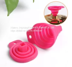 Food Grade Silicone Long Neck Folding Funnel photo-4