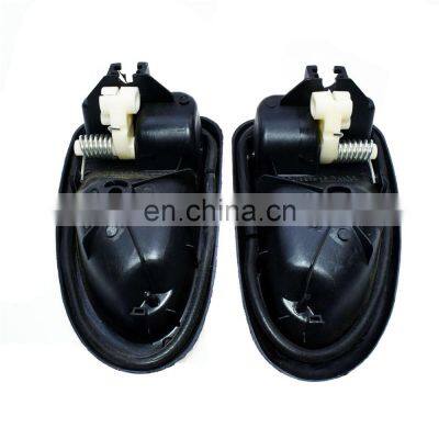 Free Shipping!2 Pcs INNER DOOR HANDLE BLACK 7700415975 FOR RENAULT CLIO II MEGANE TRAFIC