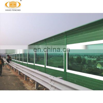 PC acrylic sheet transparent noise barrier , micropore inflatable outdoor noise barriers wall for highway