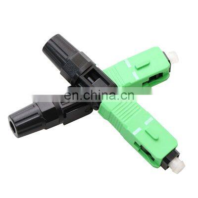 Field Assembly Optical Fast Connector SC Connector For FTTH Drop Cable