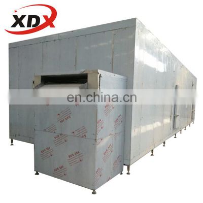 Food Freeze Machinery IQF Freezer Frozen French Fries Fluidized Tunnel Freezing Machine Machine Model 304 Stainless Steel 32.5kw