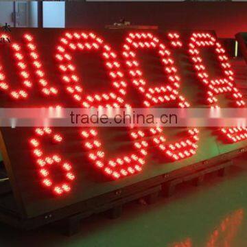 alibaba high brightness big digital 8 used led price signs outdoor