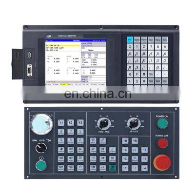 best 2 Axis CNC lathe controller with servo cnc retrofit kit position feedback semi closed loop control system for turning