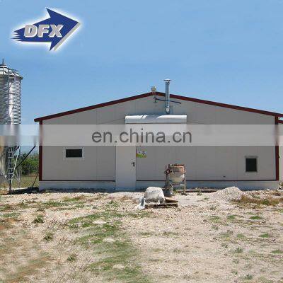 Free Design Low Cost Prefabricated Steel Cow / Cattle / Sheep / Chicken Farm Building / House / Barn / Byre