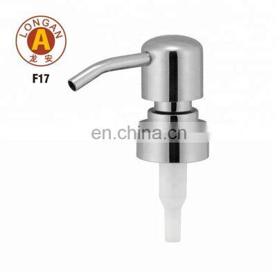 Factory Custom Chromed Metal Wall Mounted Foam Soap Dispenser Pump For Lotion Liquid Pump Bottle