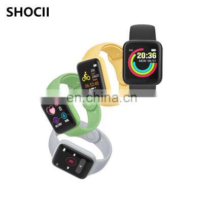 health fitness tracker smart wristband y68 d20 Sports Watch Heart Rate Blood Pressure Smart Bracelet for Android IOS