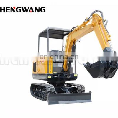 HENGWANG HW-18S low price china digger atv bucket new equip small crawler  mini excavator prices