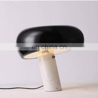 2021 Modern Decorative Bedroom Bedside Lamp Marble Base Desk Light LED Table Lamps