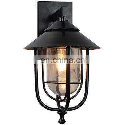 Most Popular Classical Fashionable Outdoor Garden Led Lantern Wall Light For Square Patio Wall Sconce Lamps Fixture