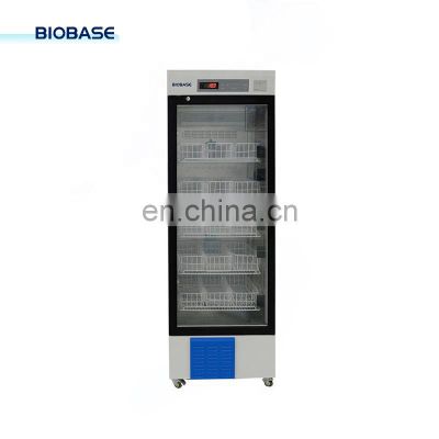 BIOBASE China Blood Bank Refrigerator BBR-4V310 refrigeration equipment Double layer transparent glass door for lab