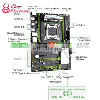 2022 Support Non-ECC/Reg ECC/ECCmemory 64GB Max Motherboard X79 Combo photo-4