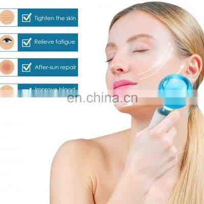 Amazon Hot Selling Wholesale Factory Wave Beauty Ball Glitter Cooling Facial Massager Pink Ice Globes For Face photo-4