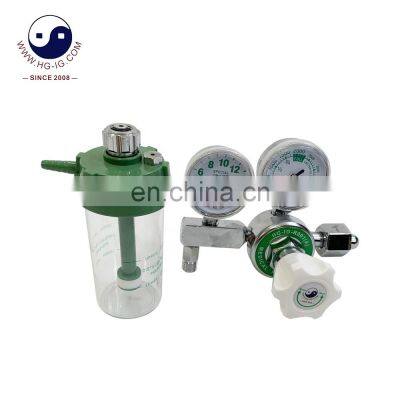 Factory Price HG-IG MEDICAL GAS REGULATOR DOUBLE GAUGE METER R001(A)