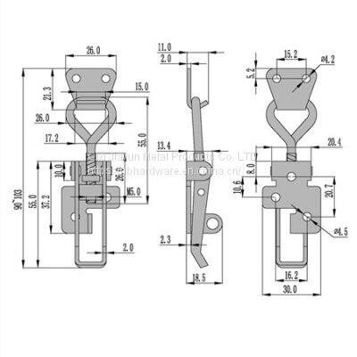 Adjustable Hasp Toggle Latch ,Sus304 Toggle Latches photo-4