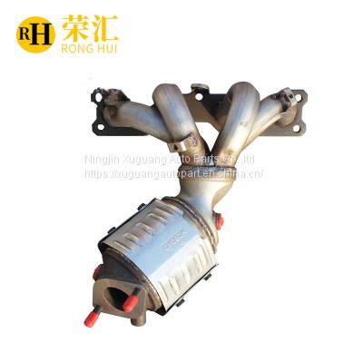Exhaust manifold catalytic converter for Hyundai Caren first part catalyst factory