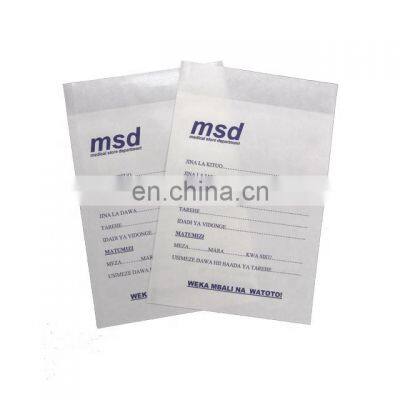 Plastic pe moistureproof dispensing envelope with zipper low price