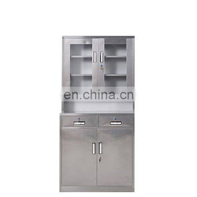 HC-M072 Factory Price Stainless Steel Medical Cupboard medicine cabinet in hospital