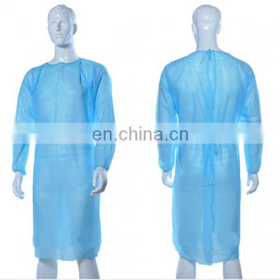 Nonwoven Isolation Gown Disposable Gown For Cleanroom