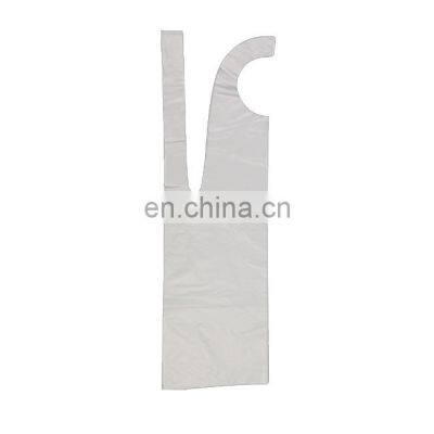Disposable HDPE LDPE Waterproof Tear-Resistant Food Kitchen Medical Plastic PE Apron photo-4