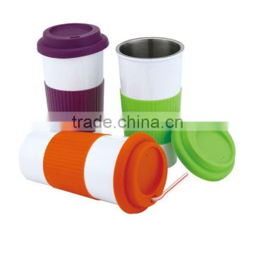 450ml stainless steel tumbler with rubber cover BL-5101