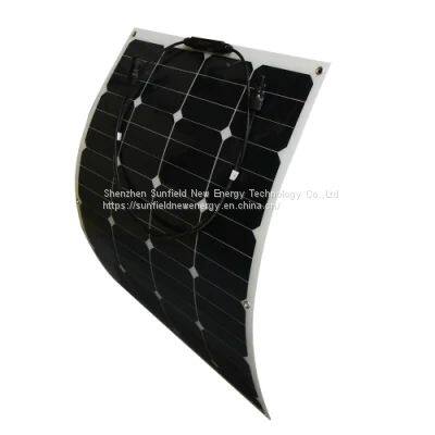 70W 22.5V high efficiency mono flexible solar panel