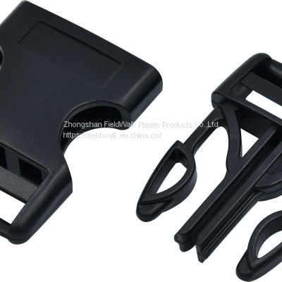 Bag Accessories Dual Adjustable POM Buckle Black Release Buckle for Bag Belt Straps photo-2