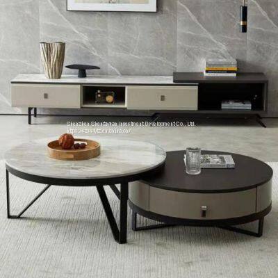 Round coffee table