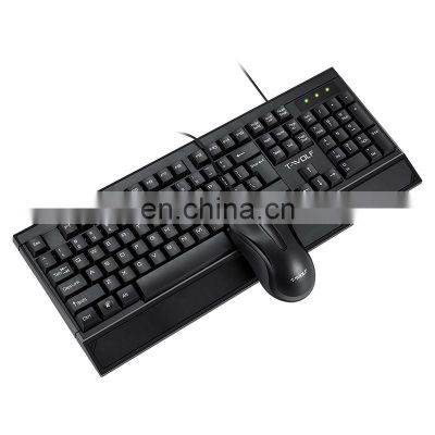 Wired mouse and keyboard set computer business office game keyboard mouse Spanish Russian custom