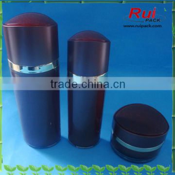 Cylinder Skin Care Cream Use and Screen Printing Surface Handling acrylic airless pump bottle