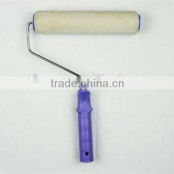 Wool mixed polyester decorative paint roller, high quality paint roller brush