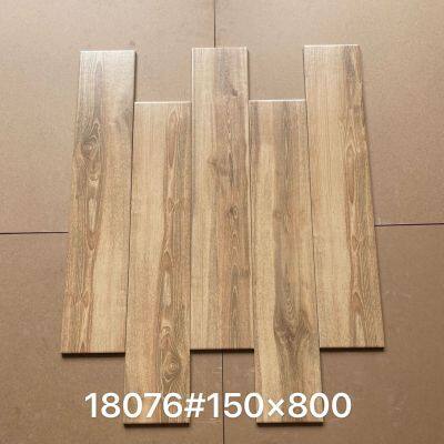 Hot Selling Good Quality 150X800mm Glazed Porcelain Floor Wooden Tile