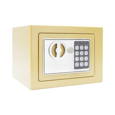 Hotel Small Cash Steel Mini Safe Metal Box 17E Safety Deposit Box Electronic Digital Lock Safes Box for Money Kids photo-2