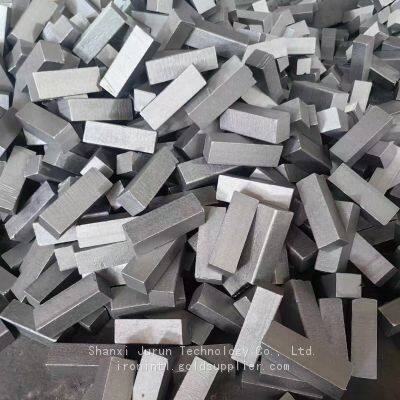 Barre carrée en fer pur coupée avec précision, matériau brut à haute induction de saturation pour générateur et rotor