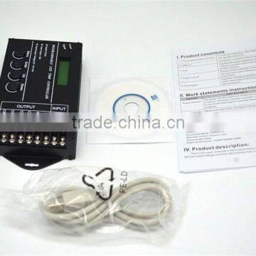 Time Programmable LED Dimmer DC12V/24V 5Channel Total Output 20A
