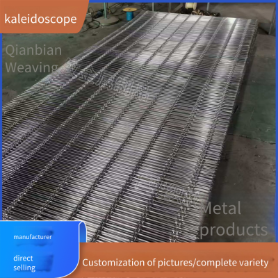 Twilled and Embossed Woven Mesh for Living Room, Metal Decoration for Ceiling, Square - Holed Stainless Steel Mesh and Rhombic - Holed Mesh photo-2