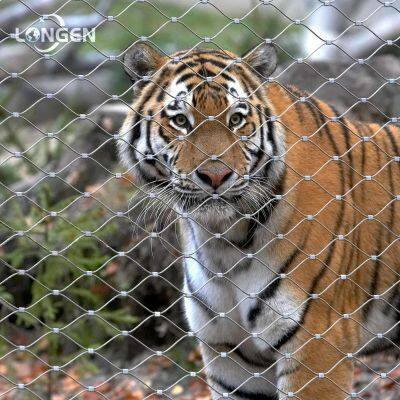 AISI316 гибкая стальная стяжка зоосетка