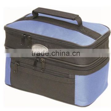 Polyester 6 cans thermal food pizza delivery warmer cooler bag