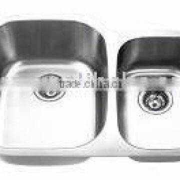 Undermount Double Bowl Kitchen Sink 3021L