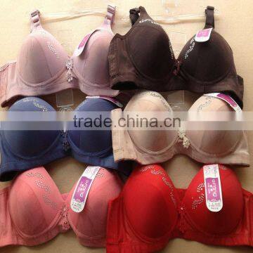 1.04USD 36-42C Cup Top Good Quality Ladies Bra Brands Without Rim Inside(gdwx161)