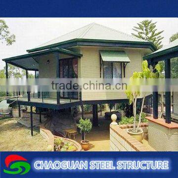 well designed nice and small steel structure villa for sale