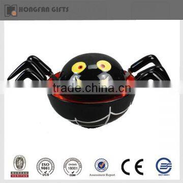 funny spider sgape porcelain bowl with lid for halloween