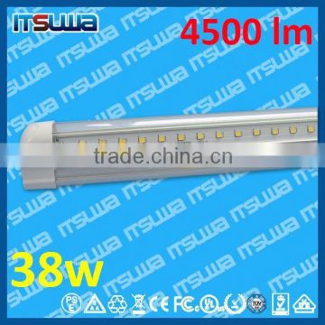 PSE 8 foot LED fluorescent light, diffusion cover, Black Tube