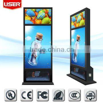 Standalone 47" lcd ad player Floorstanding