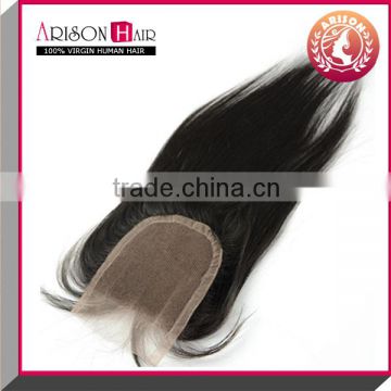 hot selling hair closure virgin brazilian straight lace closure