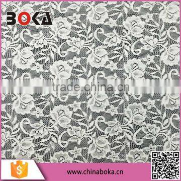 Boka beautiful flower water soluble lace fabric guipure mesh lace in yiwu factory