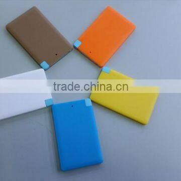 Most Popular Fashion Portable 2500mAh Credit Card Power Bank for Andorid/IOS photo-2