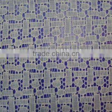 2015 cotton lace fabric non stretch lace fabric