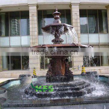 Bronze big fountain sculpture