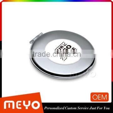 Classic folding metal reflected rounded makeup mirror