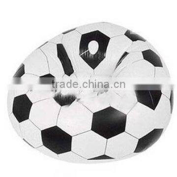 PVC inflatable football sofa chair/air filled football sofa chair